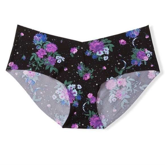 Victoria's Secret no-show floral hiphugger no show panty - Picture 1 of 5